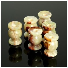 Набор Церковных подсвечников. 6 шт. 3×4.5 см. оникс 1500460 Сима ленд