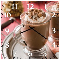 SvS Настенные часы SvS 4001720 Kitchen Чашка с мороженным СВС