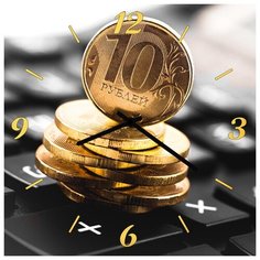 SvS Настенные часы SvS 3501916 10 рублевые монеты СВС