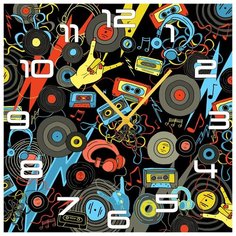 SvS Настенные часы SvS 3501758 Музыка в абстракции СВС