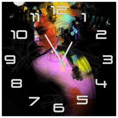 SvS Настенные часы SvS 4001769 Девушка-арт СВС