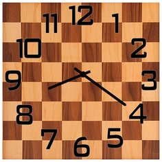 SvS Настенные часы SvS 3502968 Шахматная доска СВС