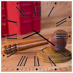 SvS Настенные часы SvS 4001706 Судебный молот СВС