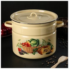 Кастрюля «Урожай» 9 л СтальЭмаль