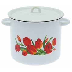 Кастрюля 5,5 л "Тюльпаны" Сибирские товары