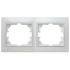 Рамка 2-м СП Plano 1-502-01 гор. бел. Intro Б0027625