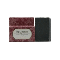 Натуральное мыло на основе вытяжки из целебной грязи Сакского озера "нежный скраб" 80гр. Аквабиолис