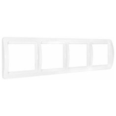 Рамка 4-м Валери гор. бел. UNIVersal ВР004Г
