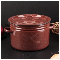 Кастрюля 7л «Хлебная корзинка» Эмаль