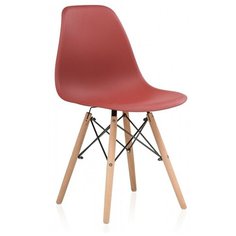 Пластиковый стул Woodville Eames PC-015 bordeaux