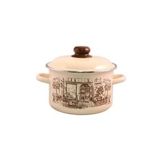 Кастрюля эмал цил 3,0л Cafe ТМ Appetite 1RD181М