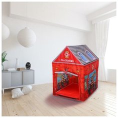 Детская игровая палатка "Пожарная станция" 70х93х103 см 5488870 Сима ленд