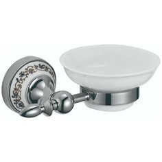 S-06859A Savol Burano Мыльница керамическая, латунная.Хром