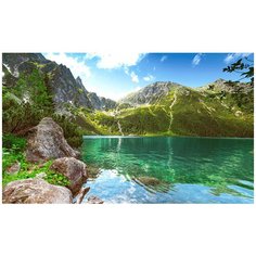 Фотообои "Озеро в горах", 4,50 x 2,70 м (Flizelini 2020-5F)