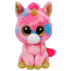 Мягкая игрушка TY Beanie boos Единорог Fantasia 33 см