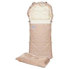 Комплект зимний: конверт для новорожденного и муфта на коляску "Frost" карамель Чудо Чадо