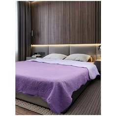 Покрывало "Amethyst. Термостежка однотонная", 1,5-спальный, цвет сиреневый Amore Mio