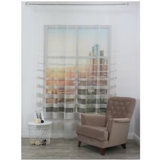 Штора Amore Mio RR 11215-117034, цвет: серый, 300х270 см