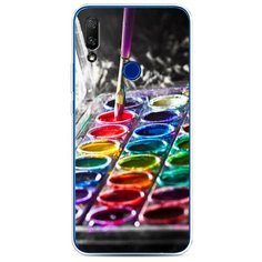 Силиконовый чехол "Палитра красок" на Honor 9X / Хонор 9X Case Place