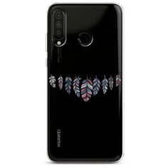 Силиконовый чехол "Гирлянда из перьев 1" на Honor 20S / Хонор 20S Case Place