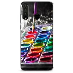 Силиконовый чехол "Палитра красок" на Honor 20 Lite 2020 / Хонор 20 Лайт 2020 Case Place