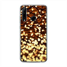 Силиконовый чехол "Новогодняя гирлянда" на Honor 20e / Хонор 20е Case Place
