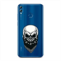 Силиконовый чехол "Череп в маске" на Honor 8X / Хонор 8Х Case Place