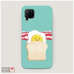 Пластиковый чехол "Съедобная кровать" на Huawei P40 Lite / Хуавей П40 Лайт Case Place