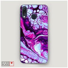 Силиконовый чехол "Розовый флюид арт" на ASUS ZenFone Max M1 ZB555KL / Асус Зенфон Макс M1 ZB555KL Case Place