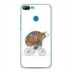 Силиконовый чехол "Хобби велосипед 8" на Honor 9 Lite / Хонор 9 Лайт Case Place