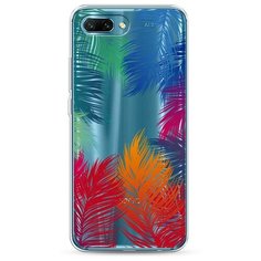 Силиконовый чехол "Рамка из перьев" на Honor 10 / Хонор 10 Case Place