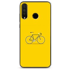 Силиконовый чехол "Хобби велосипед 1" на Huawei P30 Lite / Хуавей П30 Лайт Case Place