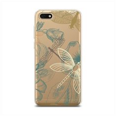 Силиконовый чехол "Тени стрекоз" на Honor 7A / Honor 7S / Хонор 7А / Хонор 7С Case Place