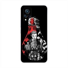 Силиконовый чехол "Черная лампочка" на Vivo Vivo V21 / Виво V21 Case Place