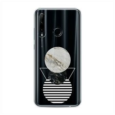 Силиконовый чехол "Пирамида из кругов" на Honor 10i / Хонор 10i Case Place