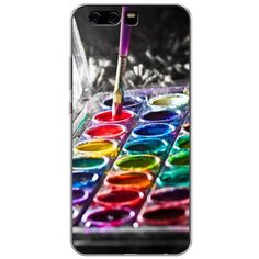 Силиконовый чехол "Палитра красок" на Huawei P10 / Хуавей П10 Case Place