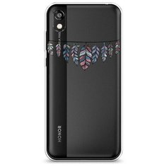 Силиконовый чехол "Гирлянда из перьев 1" на Honor 8S Prime / Хонор 8S Прайм Case Place