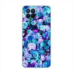 Силиконовый чехол "Цветочный ковер" на Realme и Oppo Realme 8 Pro / Реалми 8 Про Case Place