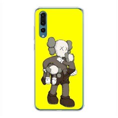Силиконовый чехол "Кукла KAWS" на Huawei P20 Pro / Хуавей П20 Про Case Place