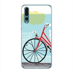 Силиконовый чехол "Хобби велосипед 9" на Huawei P20 Pro / Хуавей П20 Про Case Place
