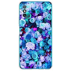Силиконовый чехол "Цветочный ковер" на Honor X10 Max / Хонор X10 Макс Case Place