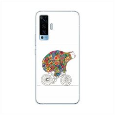 Силиконовый чехол "Хобби велосипед 8" на Vivo Vivo X50 / Виво X50 Case Place