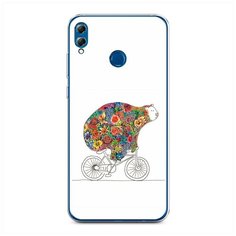 Силиконовый чехол "Хобби велосипед 8" на Honor 8X / Хонор 8Х Case Place