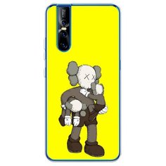 Силиконовый чехол "Кукла KAWS" на Vivo Vivo V15 / Виво V15 Case Place