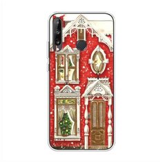 Силиконовый чехол "Пряничный домик" на Huawei P40 lite E / Хуавей П40 лайт Е Case Place