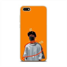 Силиконовый чехол "В маске 1" на Honor 7A / Honor 7S / Хонор 7А / Хонор 7С Case Place