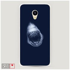 Силиконовый чехол "Пасть акулы" на Meizu M5 / Мейзу М5 Case Place