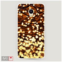 Силиконовый чехол "Новогодняя гирлянда" на Meizu M5 / Мейзу М5 Case Place