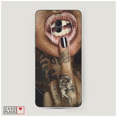 Силиконовый чехол "Девушка с татуировками" на Meizu M6 Note / Мейзу М6 Ноте Case Place