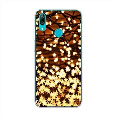 Силиконовый чехол "Новогодняя гирлянда" на Huawei Y7 2019 / Хуавей Y7 2019 Case Place